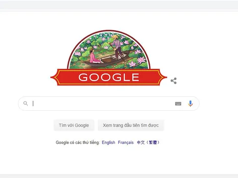 Google đổi giao diện "Áo dài", "hoa sen" mừng Quốc khánh Việt Nam